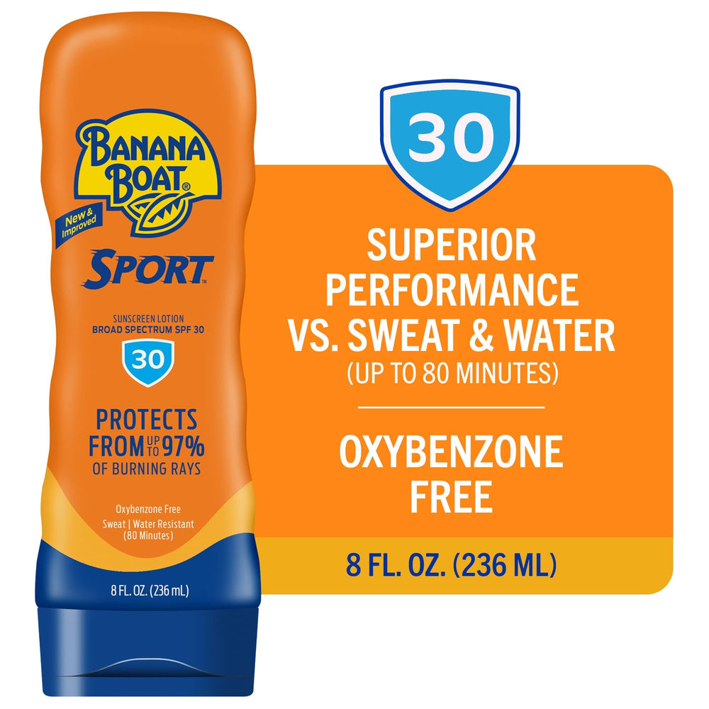 Banana Boat close-up lotion texture demonstrating quick absorption benefit
