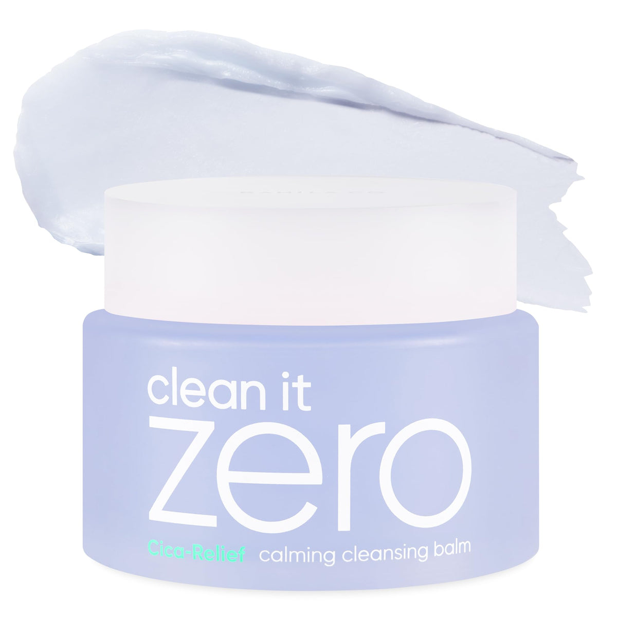 BANILA CO frasco frontal del Calming Balm muestra envase y diseño