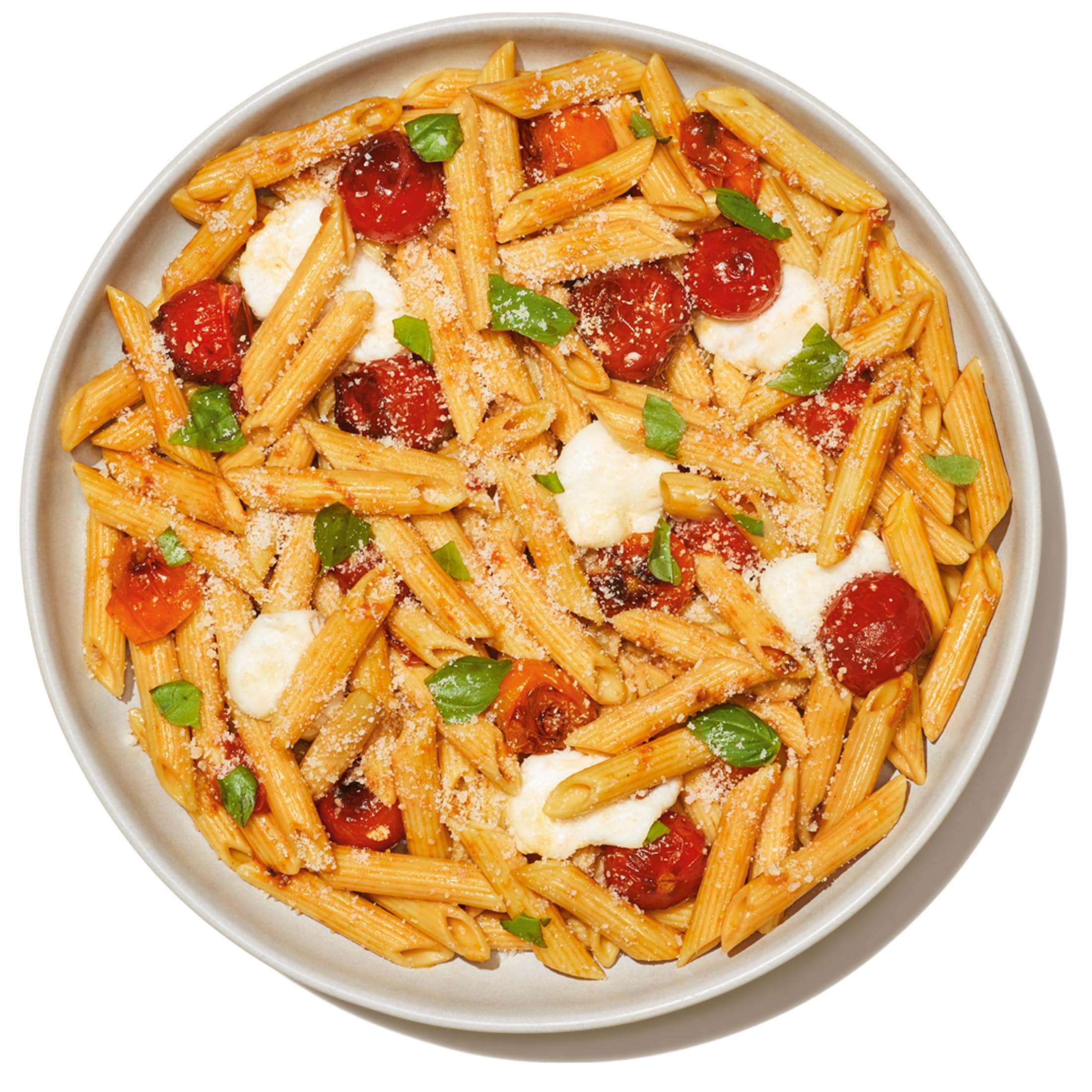 Banza pasta boiling in pot showing brand and easy quick-cook convenience