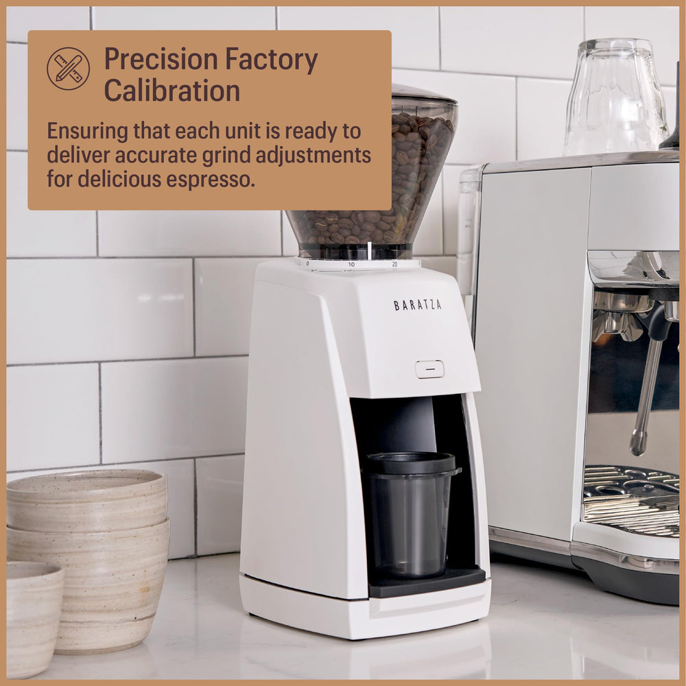 Baratza Encore ESP bottom and burr release illustrating quick-clean maintenance design