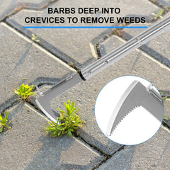 BARAYSTUS close-up of L-shaped blade showing sharp edges for deep pull