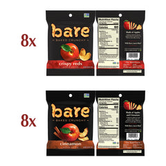 Bare primer plano textura crujiente de chip de manzana para sabor natural