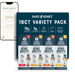 Bare Bones frente del empaque mostrando variedad para decisiones rápidas