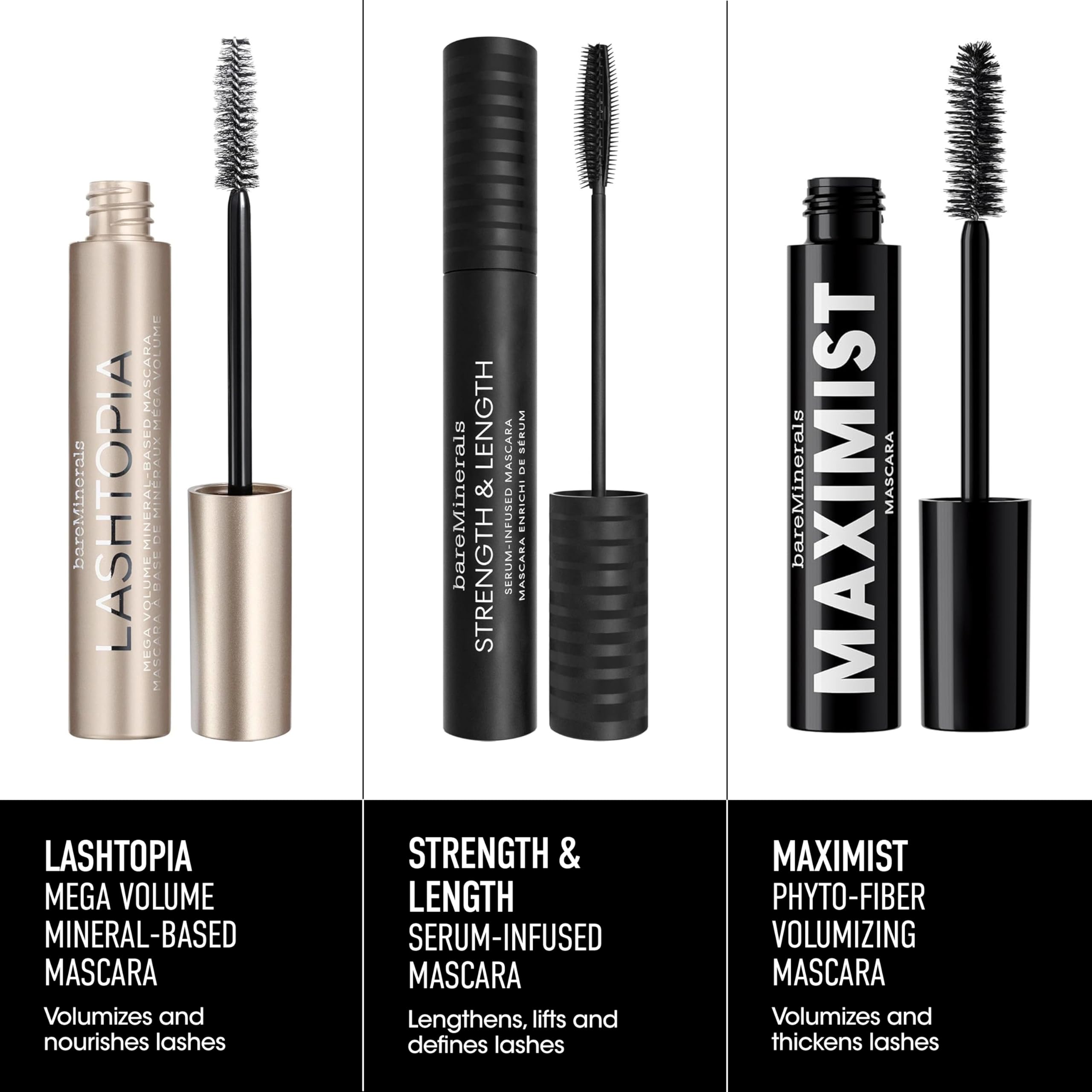 bareMinerals producto en ambiente lifestyle mostrando acabado natural y cuidado