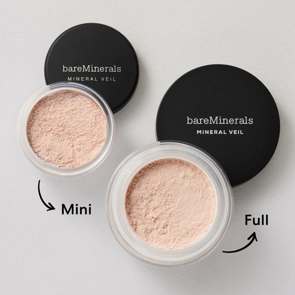 bareMinerals producto en ambiente de tocador para un acabado natural y duradero