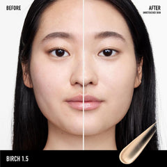 bareMinerals tubo abierto mostrando consistencia y protección SPF 30