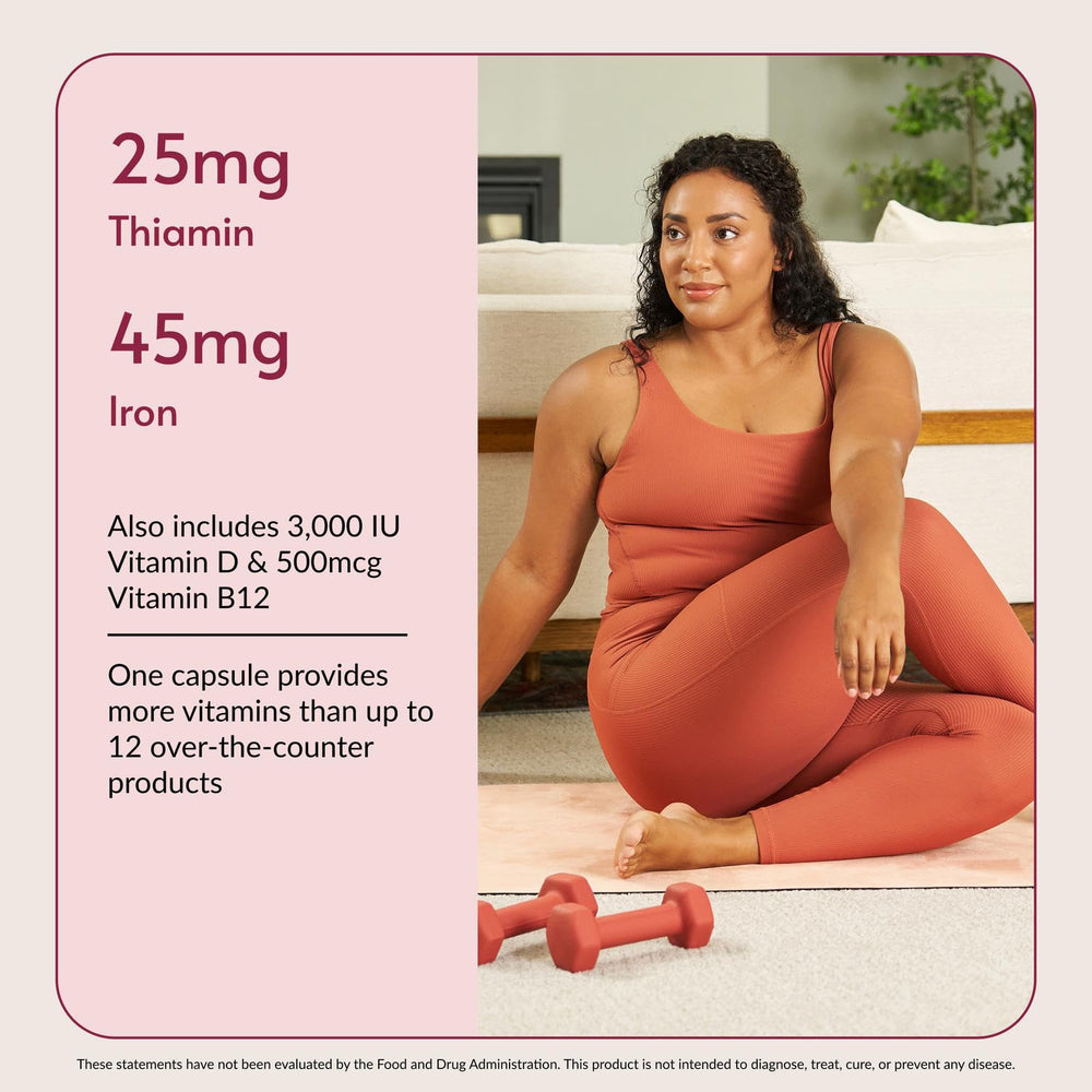 Bariatric Advantage envase abierto con cápsulas para comprobar cantidad por frasco