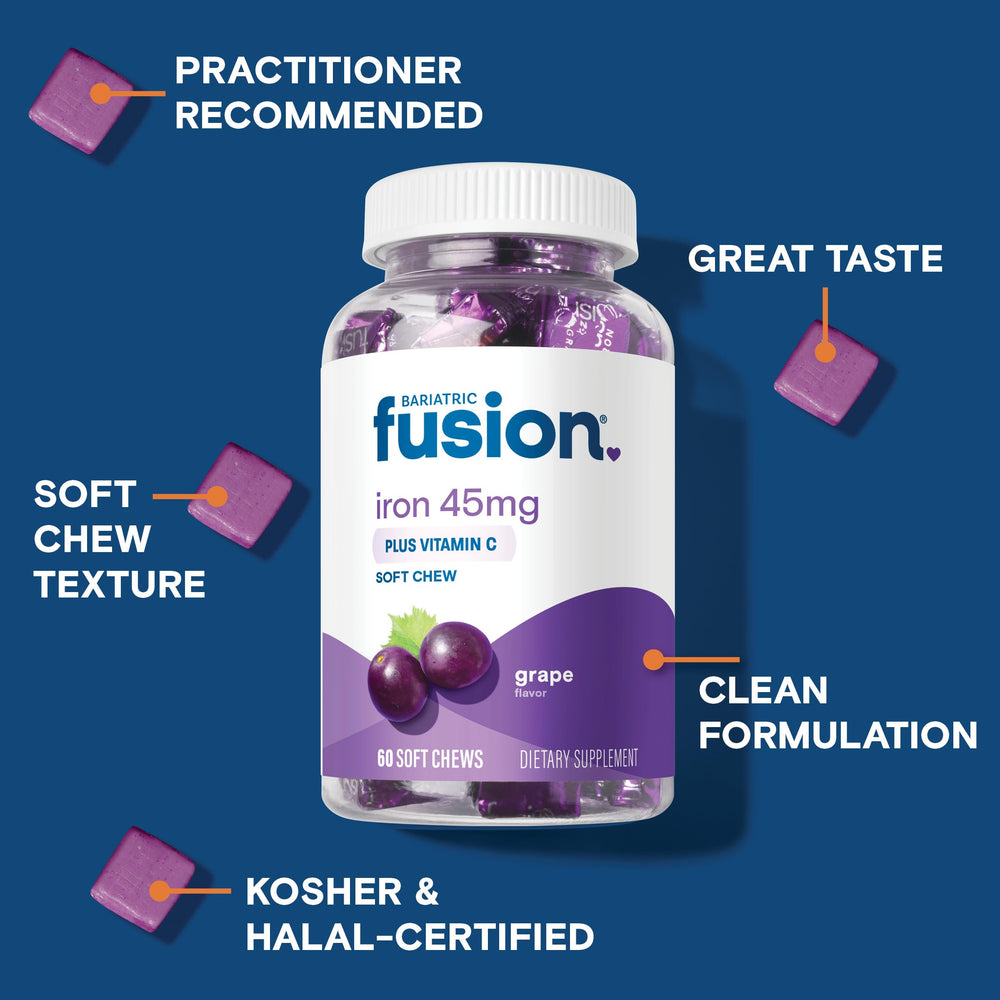 Bariatric Fusion chew en mano listo para consumir y facilitar adherencia