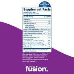 Bariatric Fusion etiqueta con info de ingredientes y beneficios clave