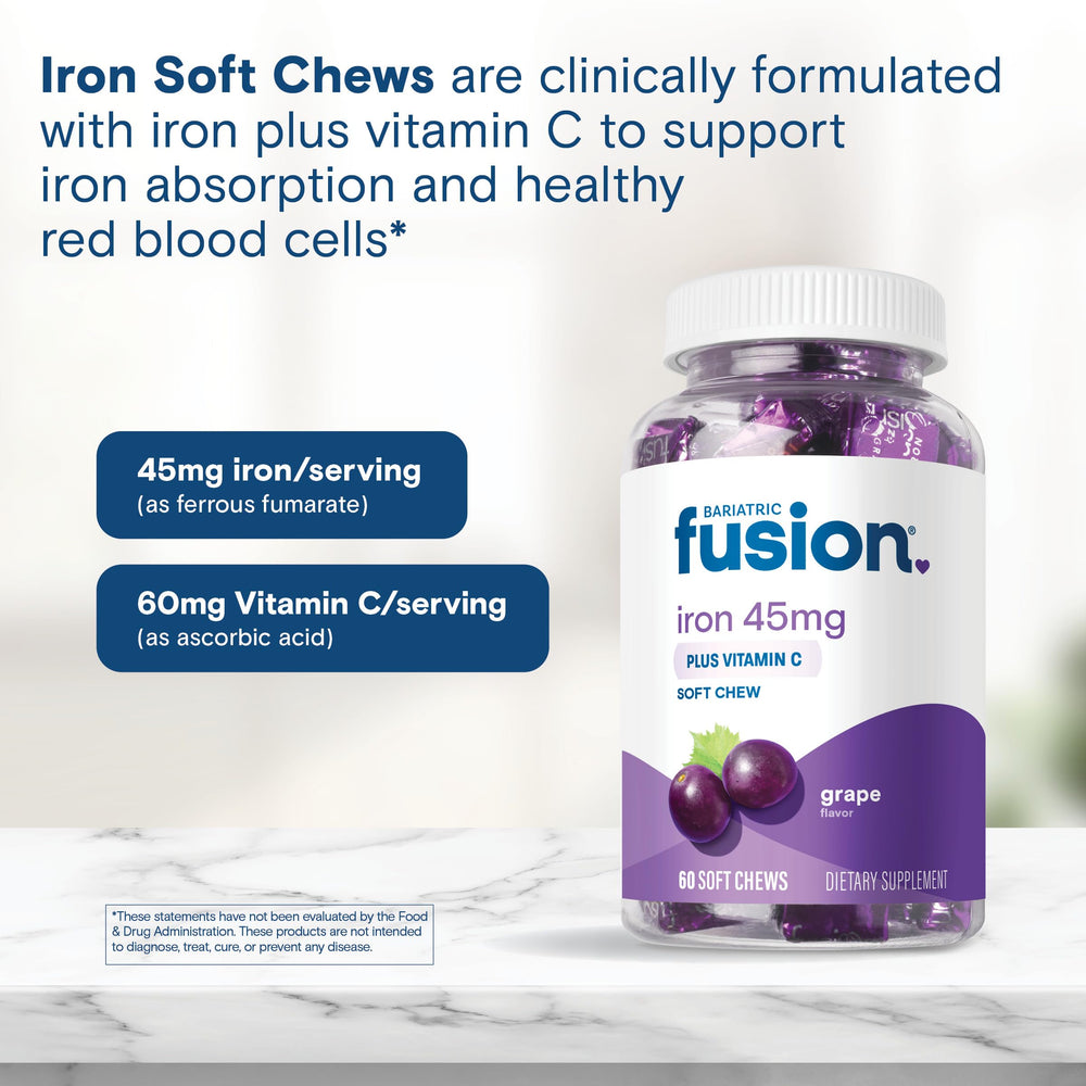 Bariatric Fusion etiqueta nutricional con información clara de ingredientes