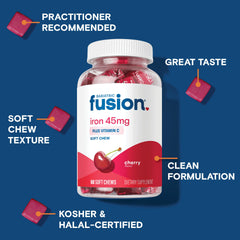 Bariatric Fusion individually wrapped chew demonstrating on-the-go convenience