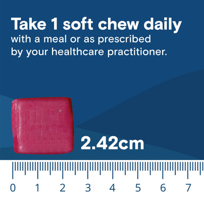 Bariatric Fusion chews in a travel pouch showing convenience and freshness