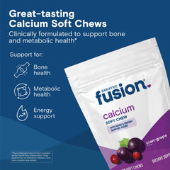 Bariatric Fusion masticable en mano para mostrar tamaño y facilidad de toma