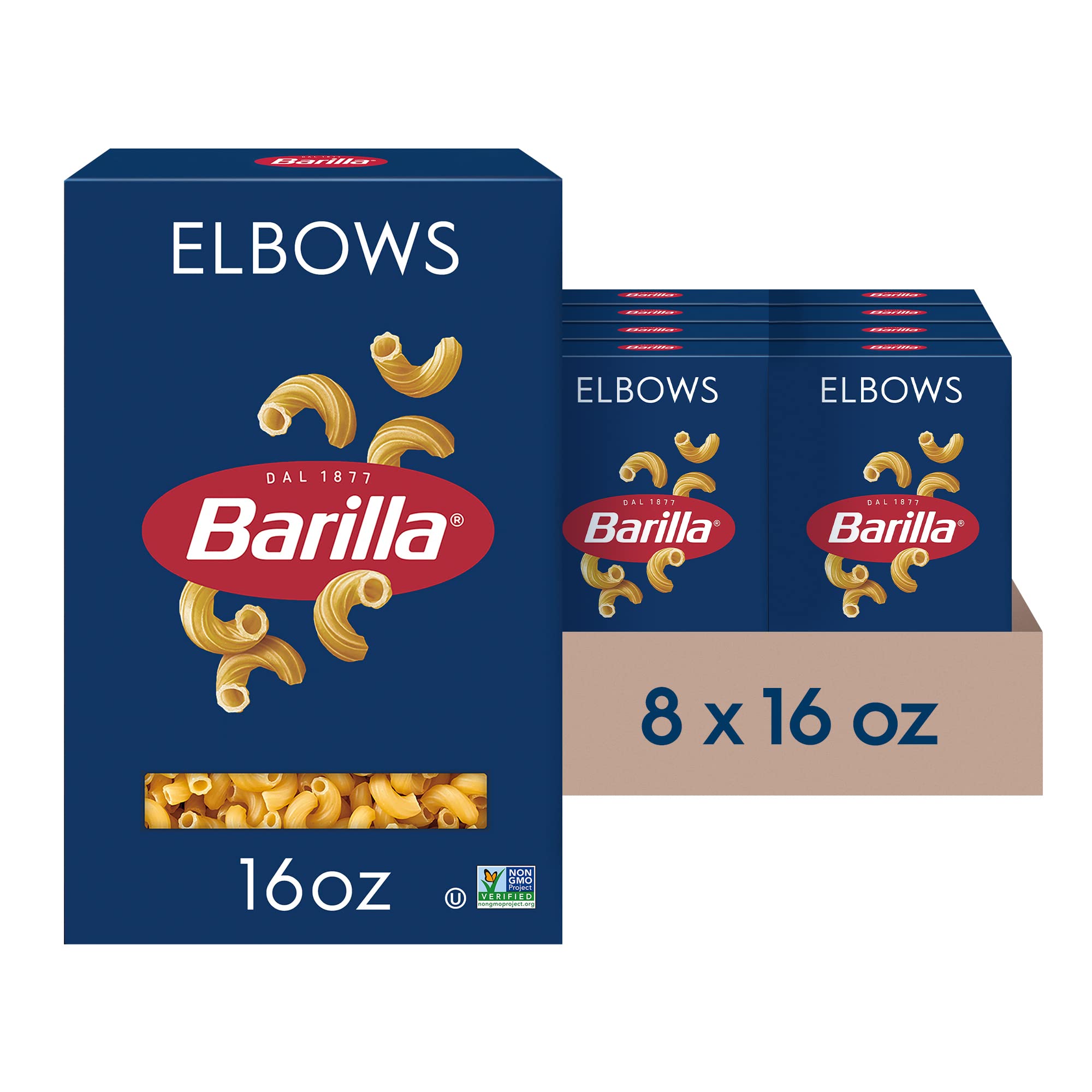 Barilla mostrando frente del paquete y marca, ideal para identificación rápida