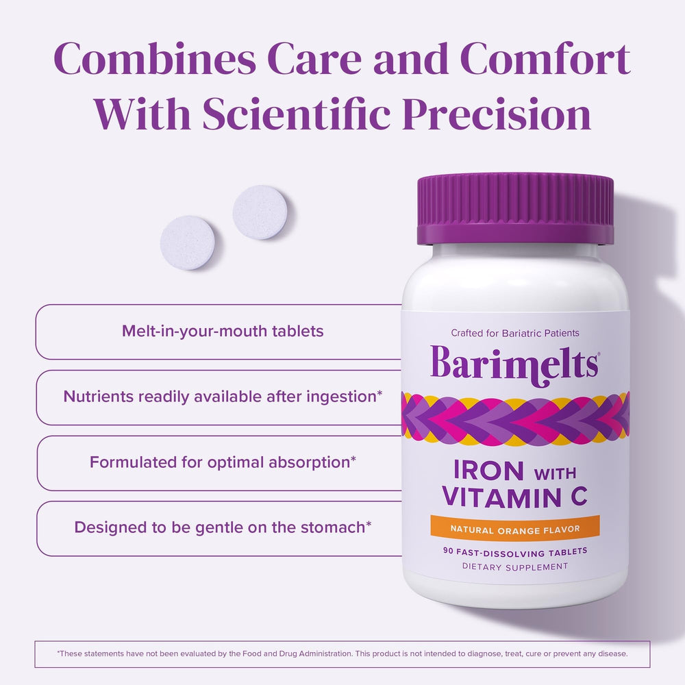 Barimelts label with supplement facts and directions, ensuring clarity and safe use