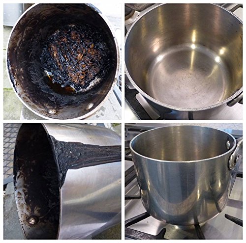 Bar Keepers Friend escena de cocina, resultado brillante y ordenado