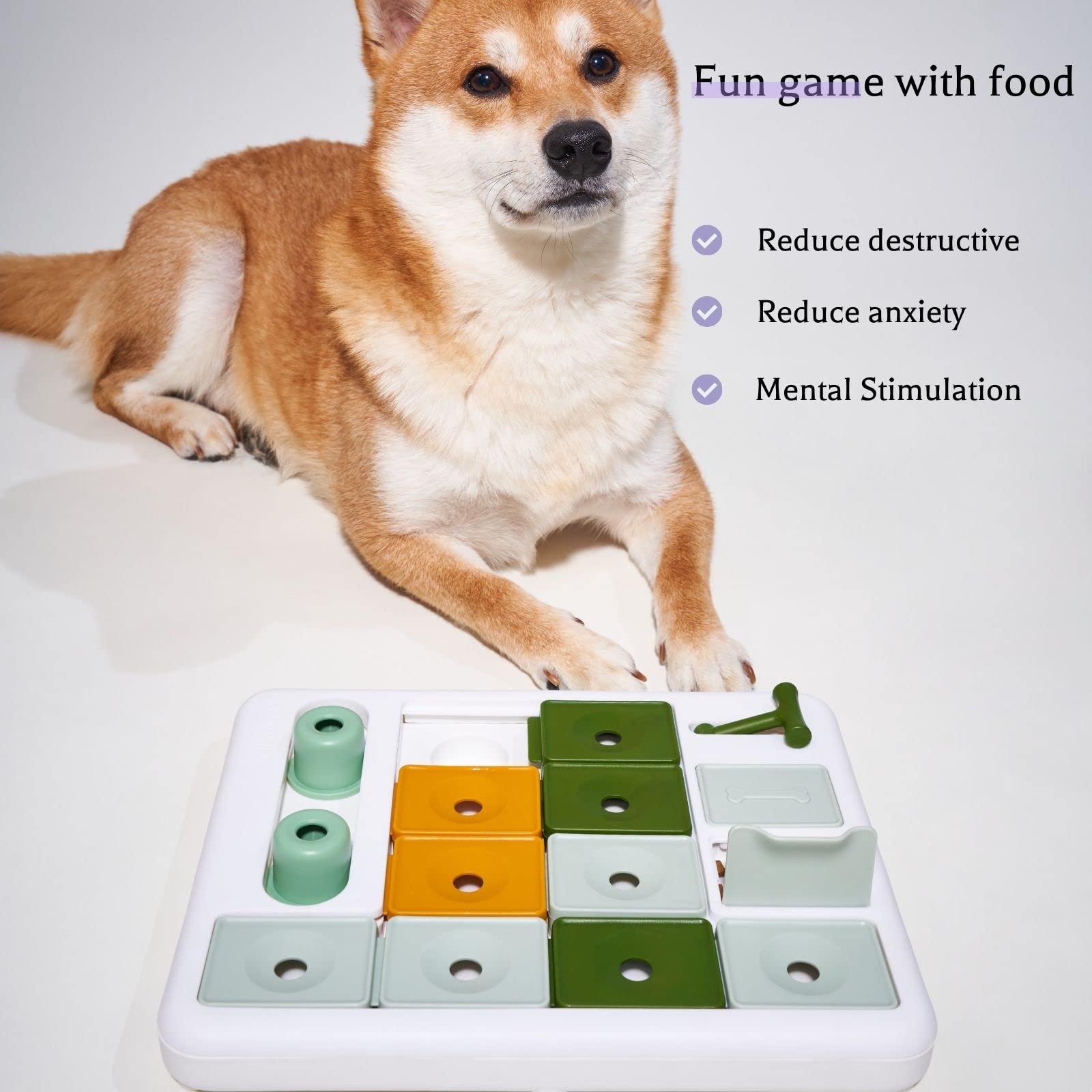 Barkwhiz vista superior de los 14 huecos que ralentizan la comida