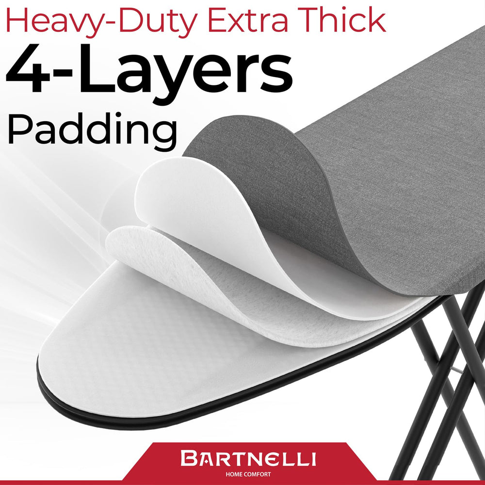 Bartnelli iron rest detail holding hot iron safely for convenient access