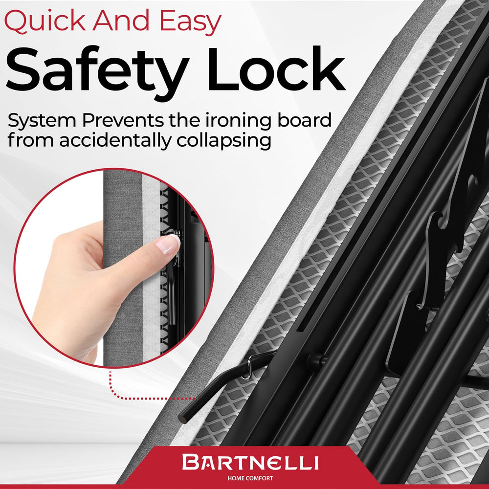 Bartnelli side profile folded flat illustrating compact storage advantage