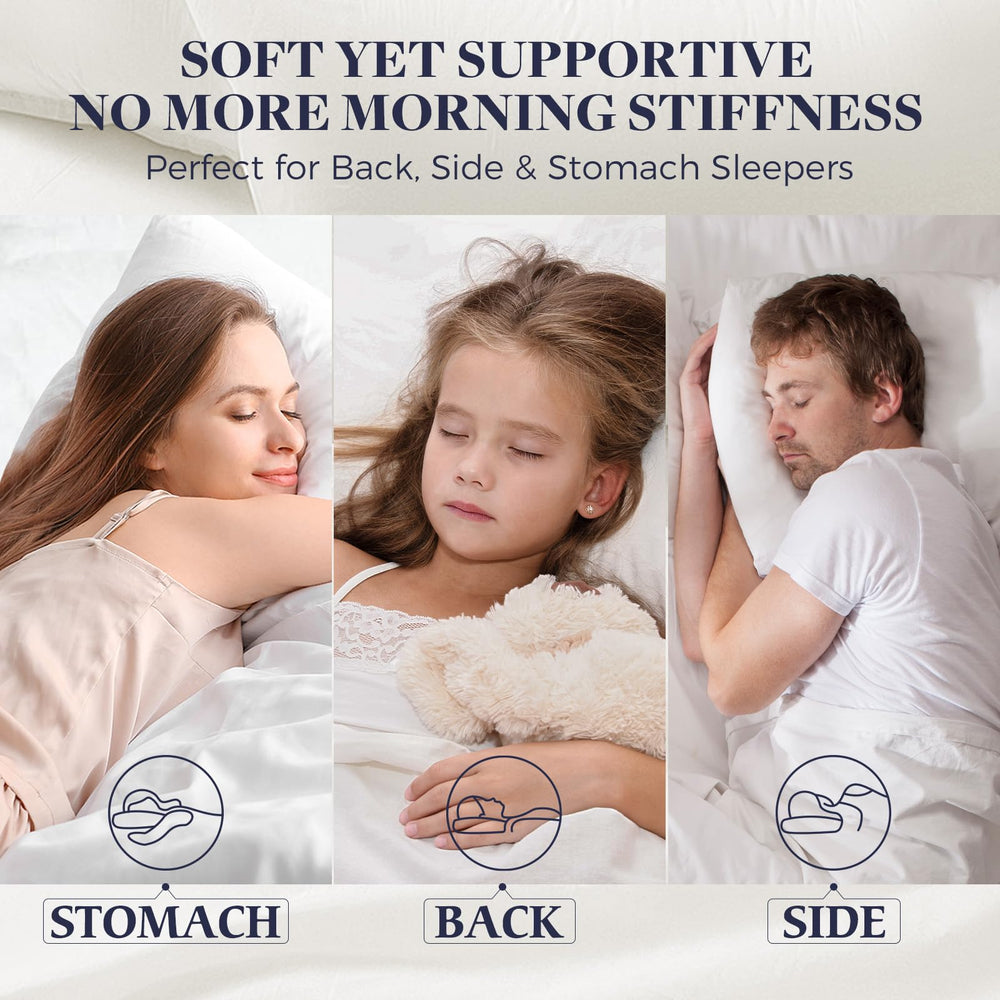 Basic Beyond pillows styled in modern bedroom conveying luxury guest-ready look
