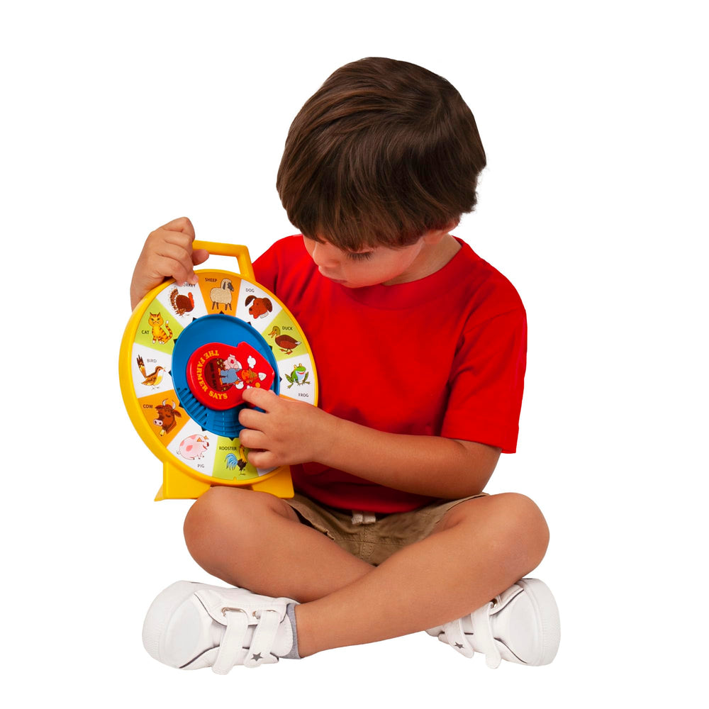 Basic Fun Fisher-Price detalle del material y acabado resistente para uso infantil