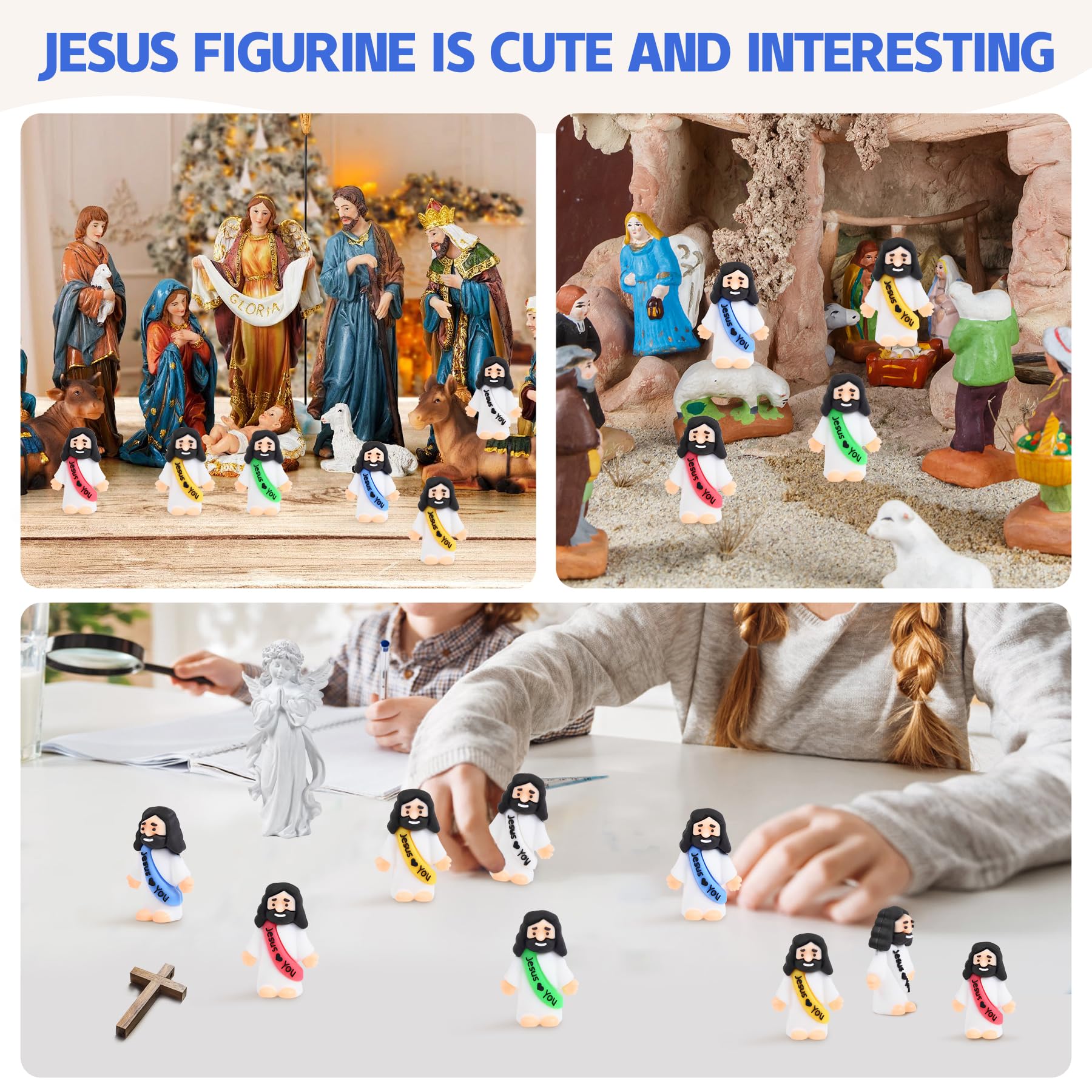 basuwu figuras usadas como recuerdos en mesa de bautizo