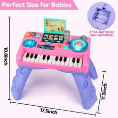 Basytodio close-up of 24-key piano keys promoting melody practice and fine motor skills