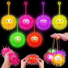 Basytodio paquete frontal de 24 pelotas luminosas, gran valor para fiestas