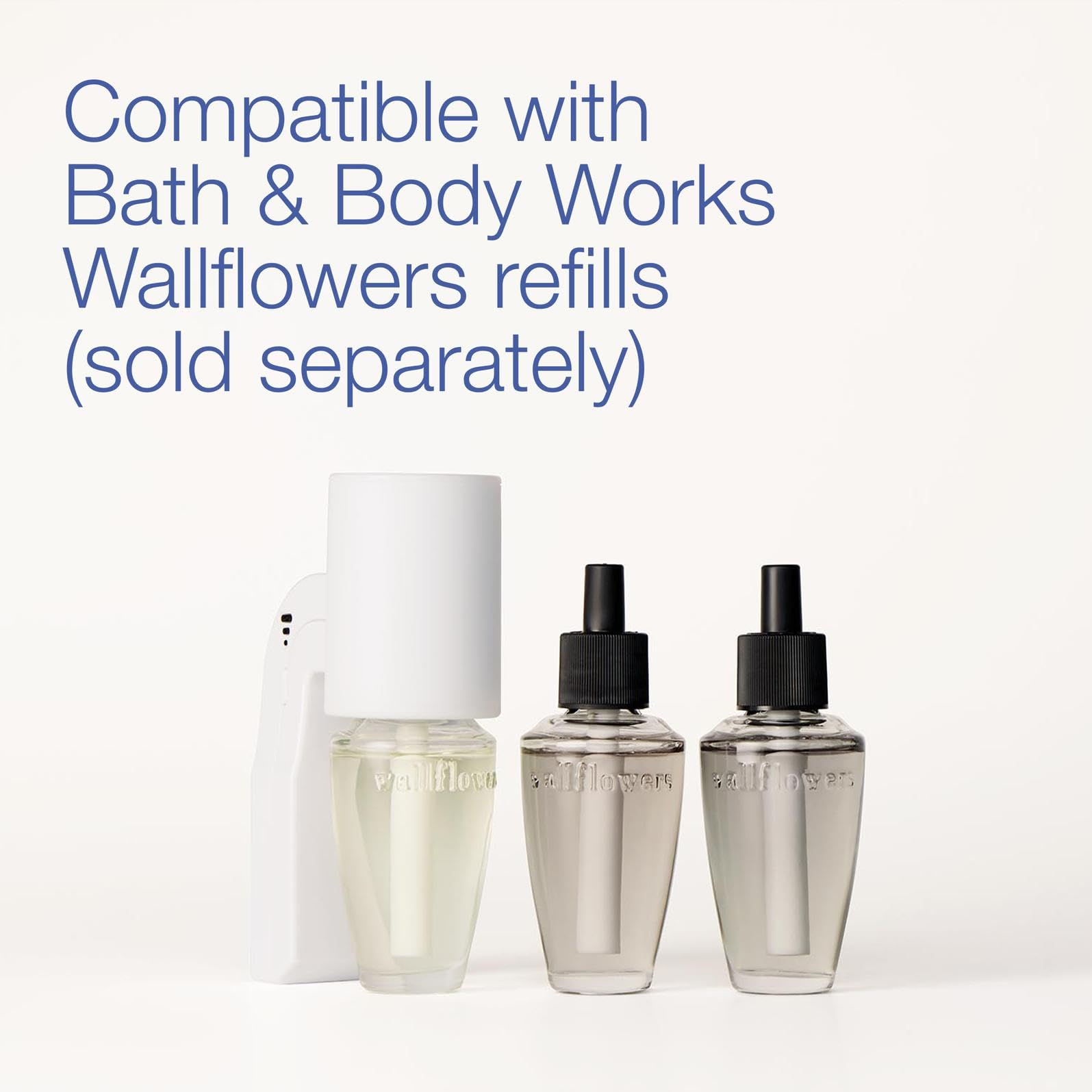 Bath & Body Works Wallflowers instalado en dormitorio, difunde aroma reconfortante