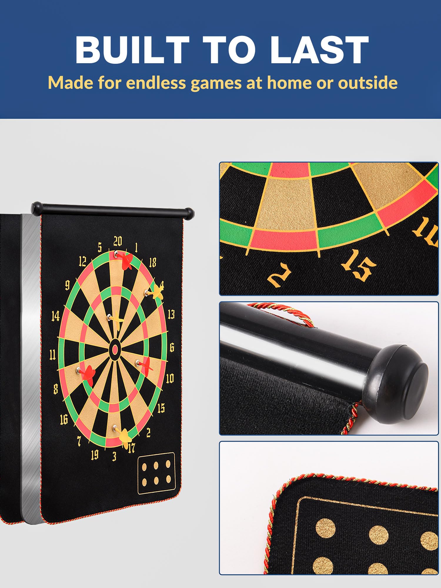 BATURU lado de anillos estilo tiro con arco para juegos variados