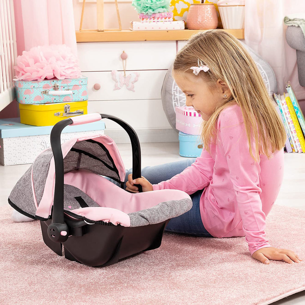 Bayer Design asiento con muñeca dentro mostrando ajuste y confort realista