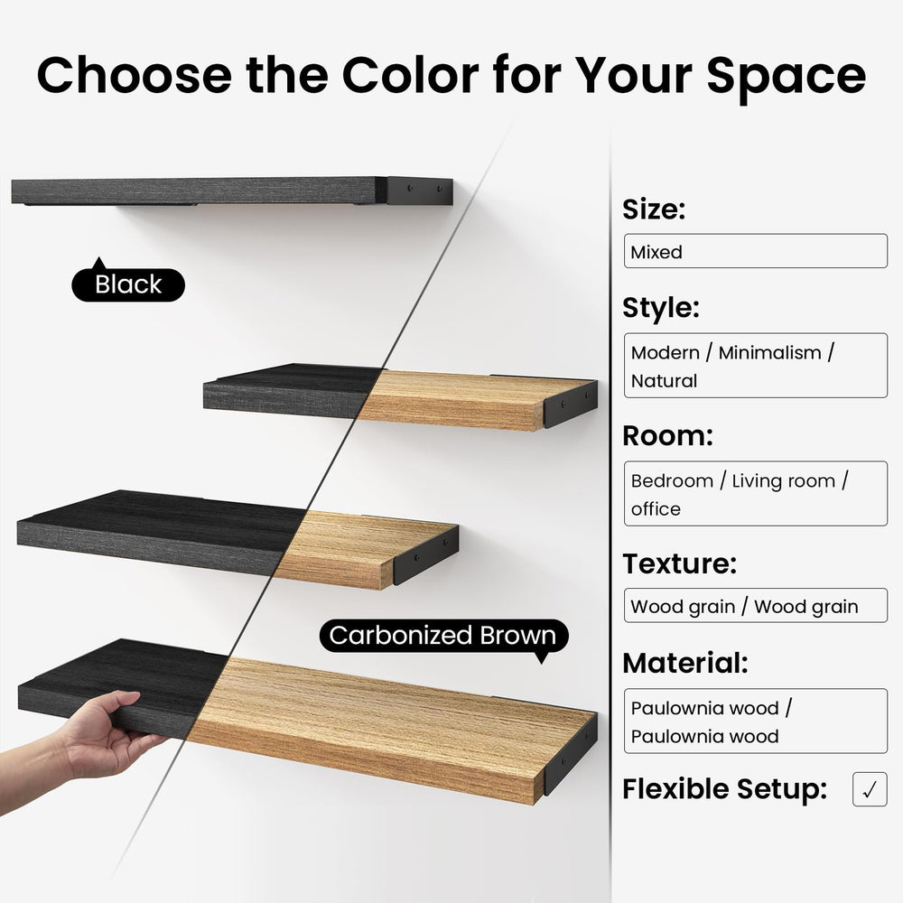 BAYKA shelf next to ruler showing 16-inch depth and accurate sizing for planning