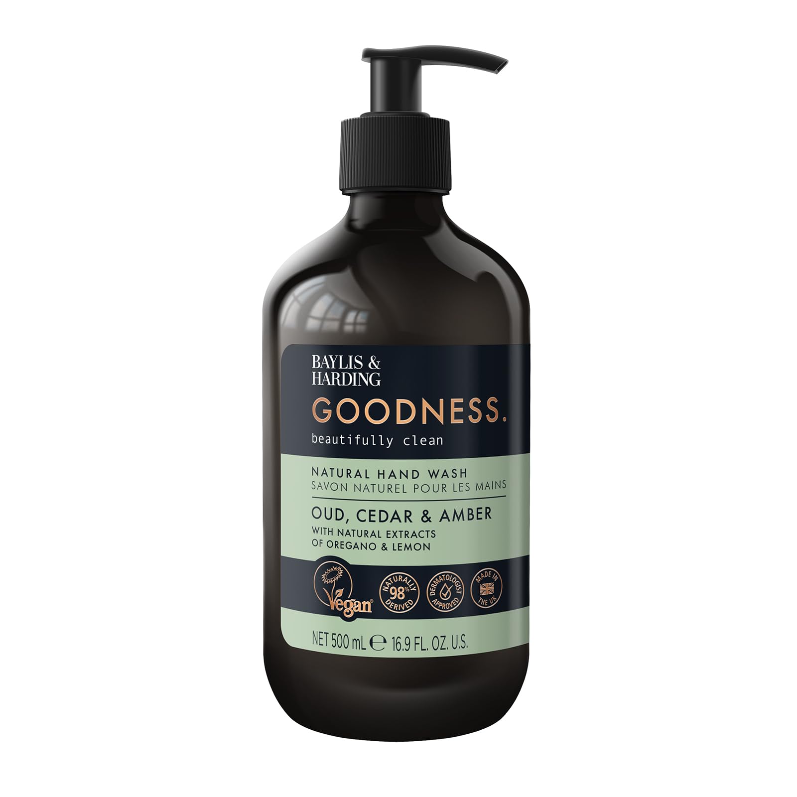Baylis & Harding textura de espuma cremosa mostrando limpieza suave y sensación nutritiva