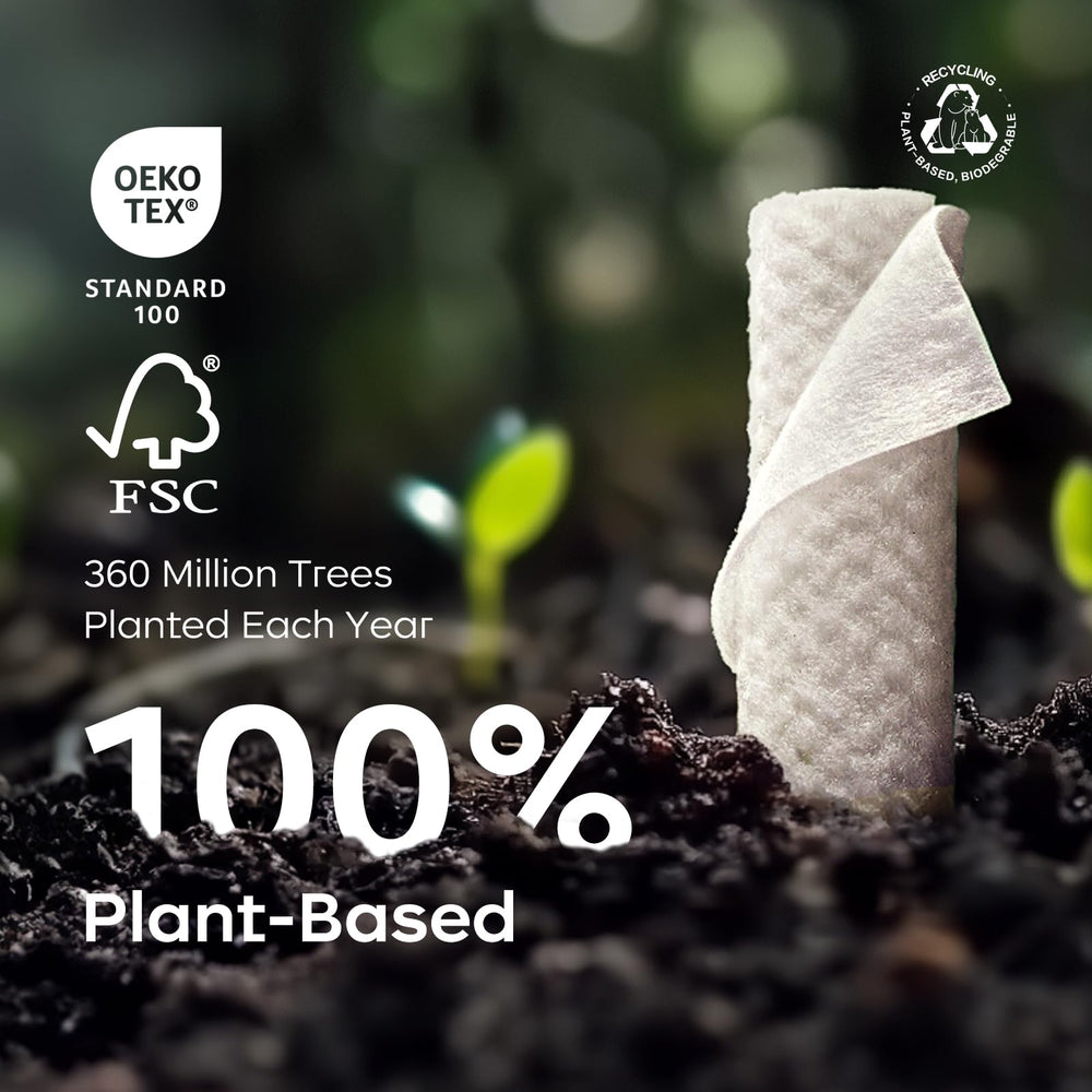 bc babycare fibras biodegradables al detalle, menor impacto ambiental
