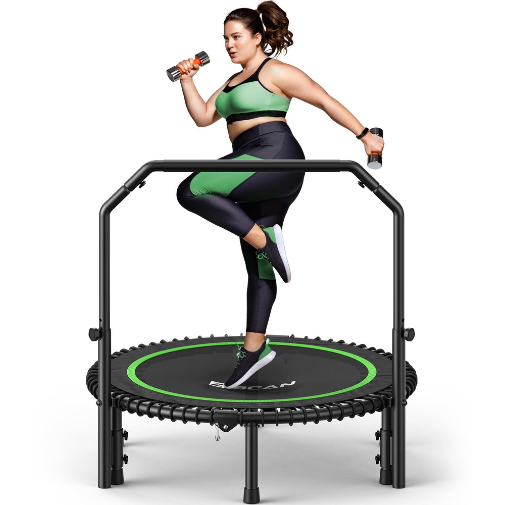 BCAN vista frontal del rebounder con asa, estabilidad para entrenar
