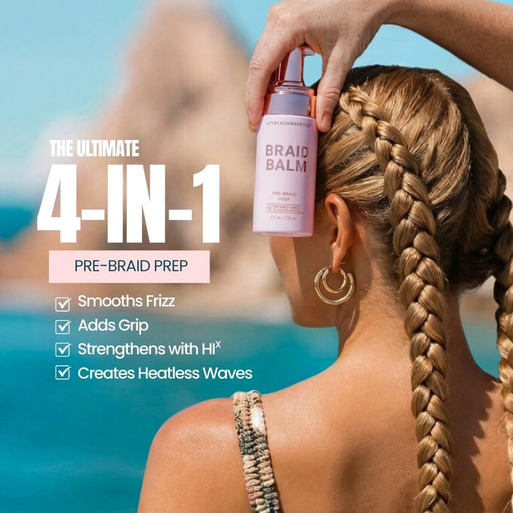 Beachwaver espuma textura aireada destacando absorbción rápida
