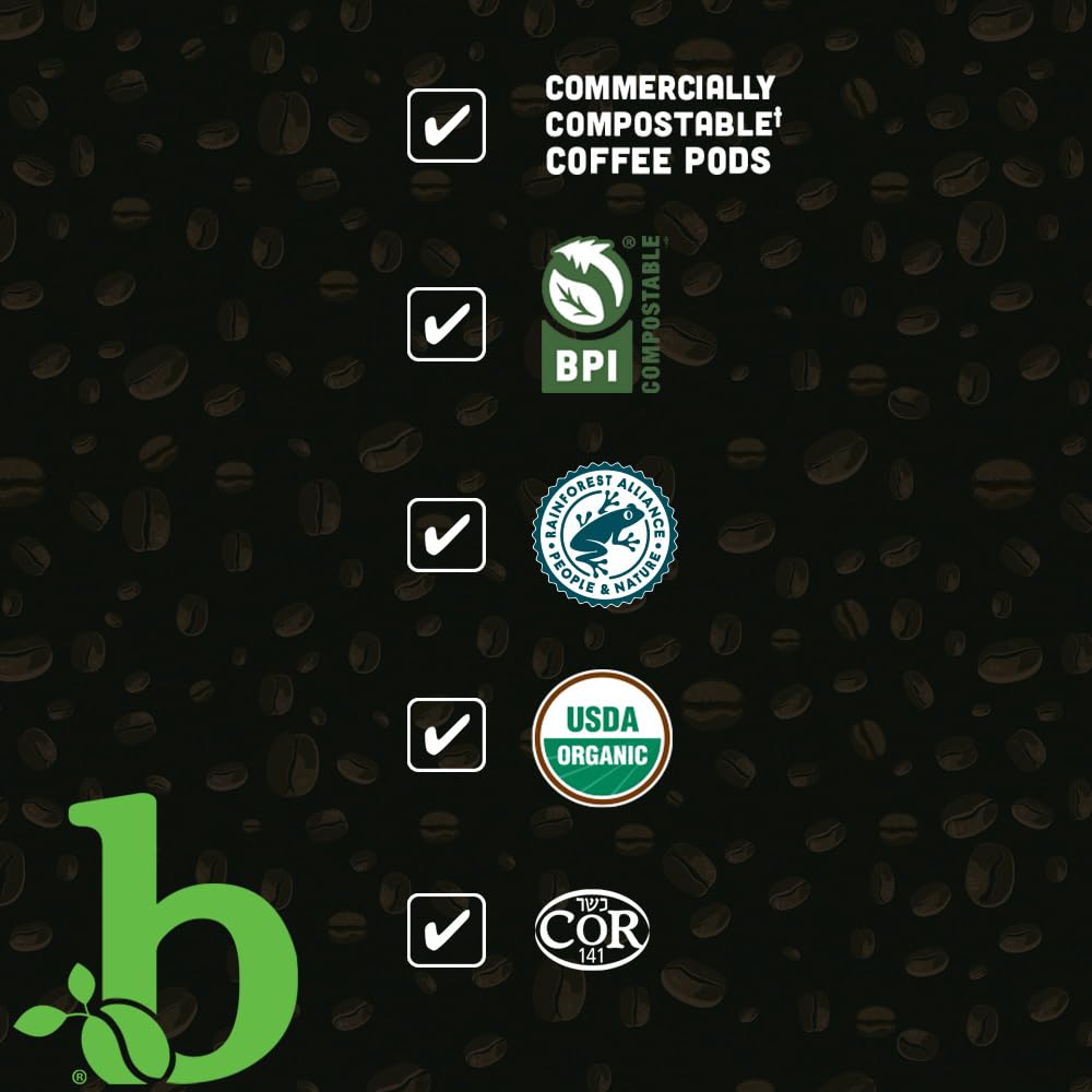 beaniac label and certifications including organic and Rainforest Alliance seals, shows trusted sourcing