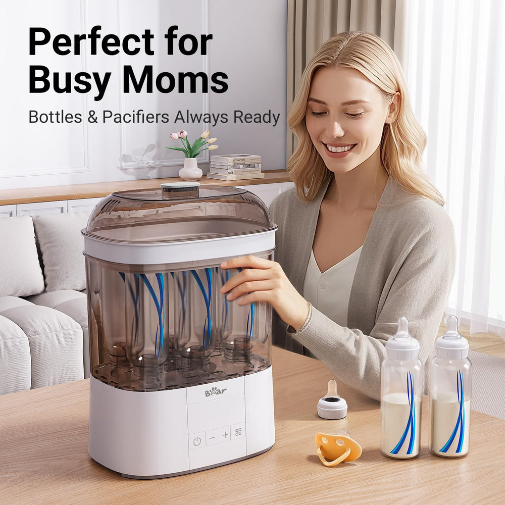 Bear two-layer interior configuration fitting multiple bottles efficiently