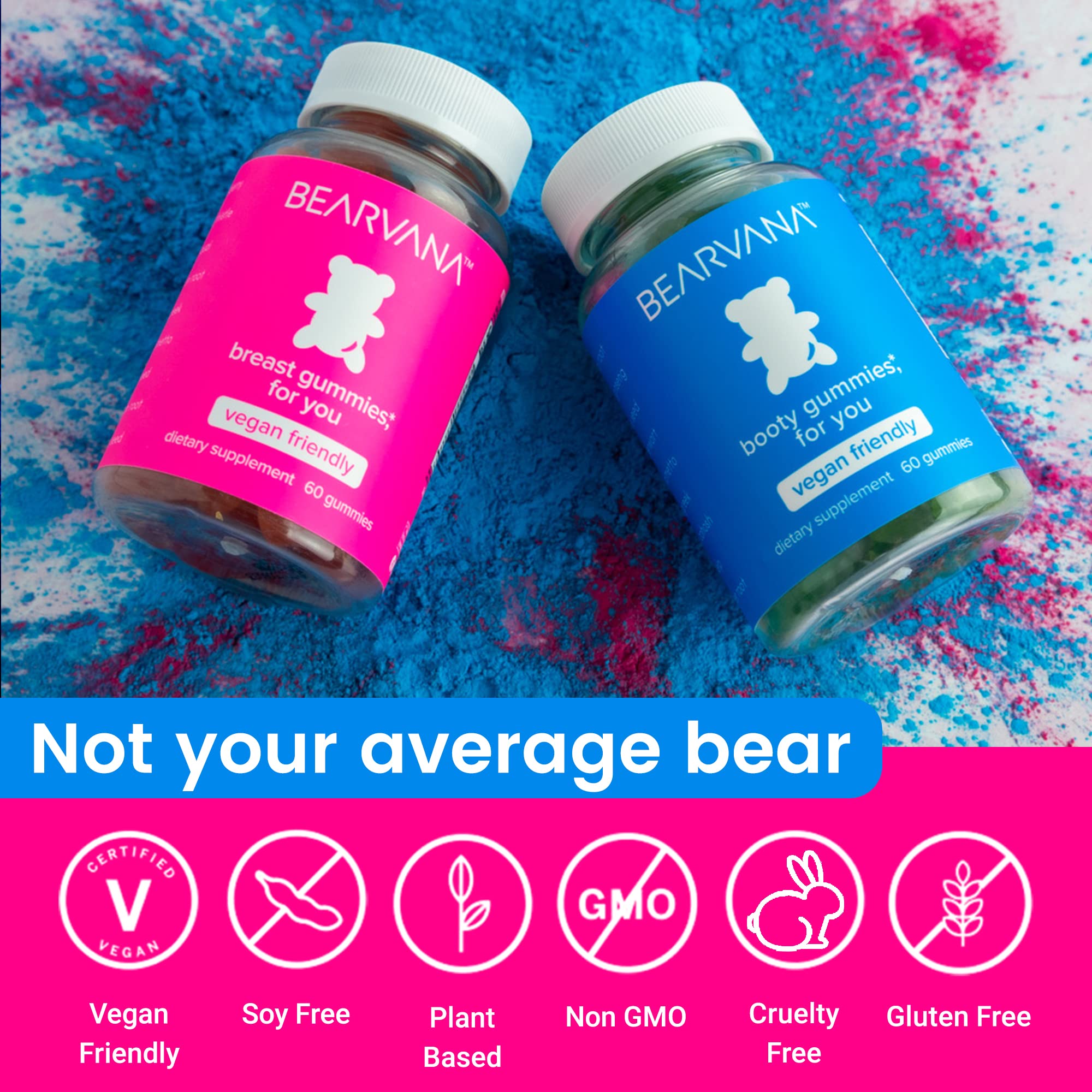 BEARVANA gomitas dentro de un bolso ideal para llevar y mantener la rutina