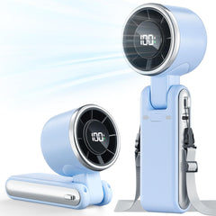 Bearwind vista frontal en Dew Drop Blue felicitando diseño elegante y enfriamiento potente