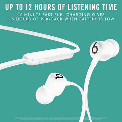 Beats Flex detalle del cable Flex-Form que ofrece comodidad y durabilidad