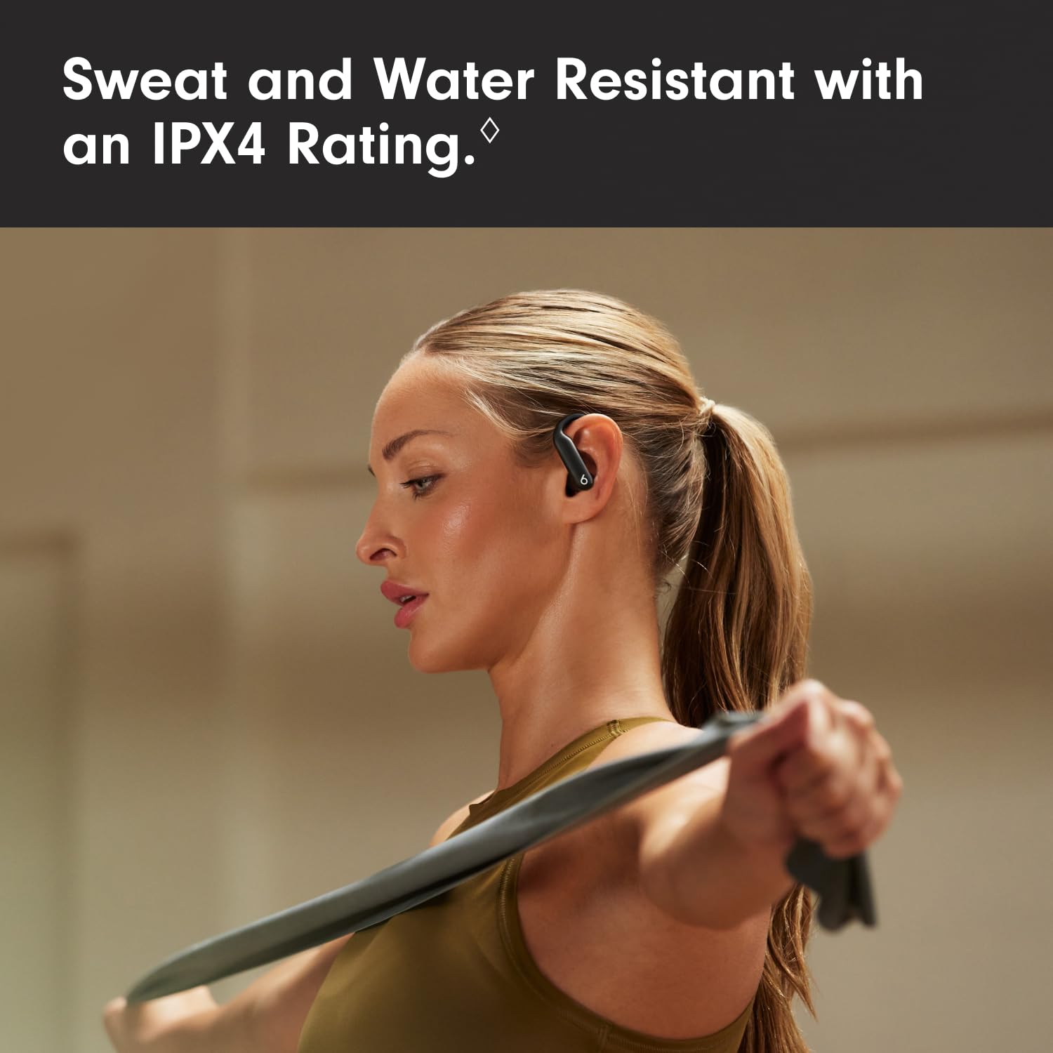 Beats Powerbeats Pro 2 demonstrating ANC and Transparency modes for focused listening