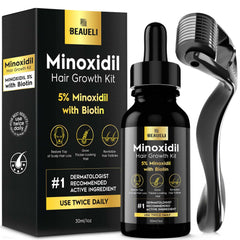 beaueli empaque frontal negro mostrando kit y beneficio aplicación fácil