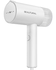 BEAUTURAL front view showing sleek white finish and controls, ready-to-use benefit