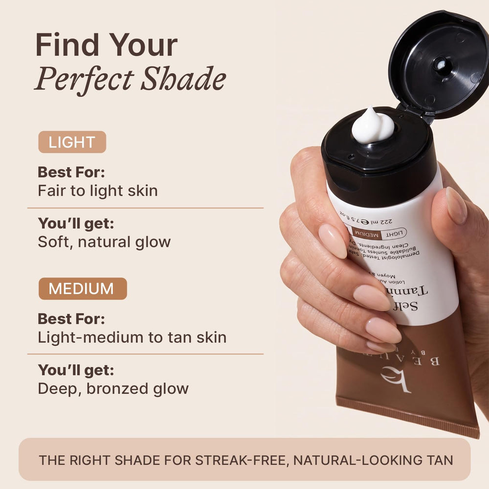 Beauty by Earth estilo de vida con piel bronceada y aspecto natural