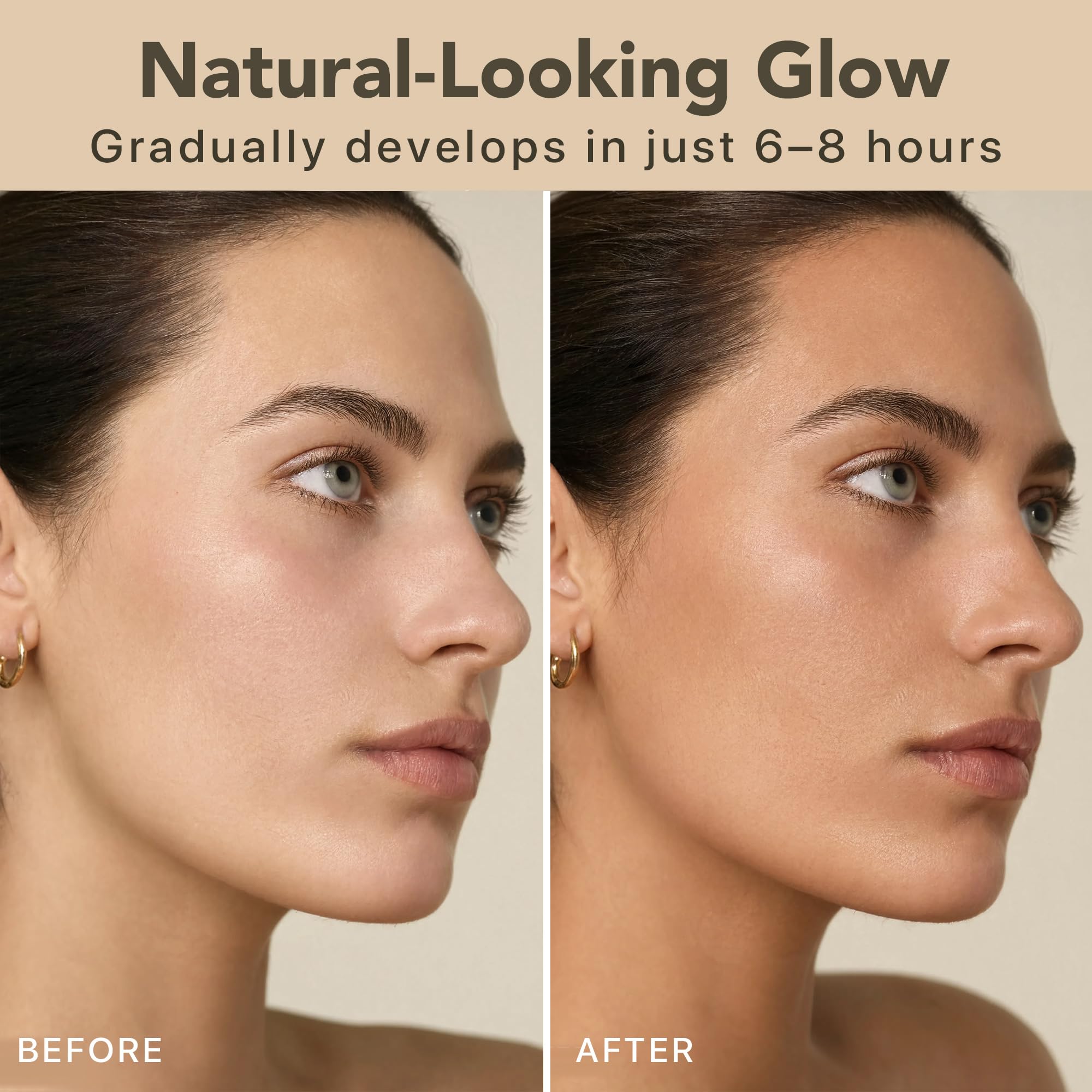 Beauty by Earth lotion texture close-up illustrating silky, non-greasy hydration