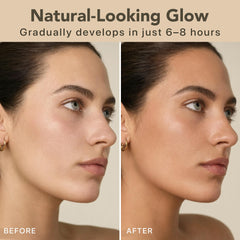 Beauty by Earth lotion texture close-up illustrating silky, non-greasy hydration