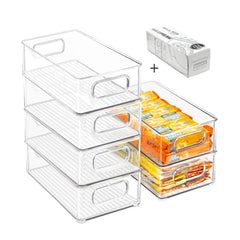 Beauty Cottage organizadores en refrigerador con frutas, aprovecha espacio y orden
