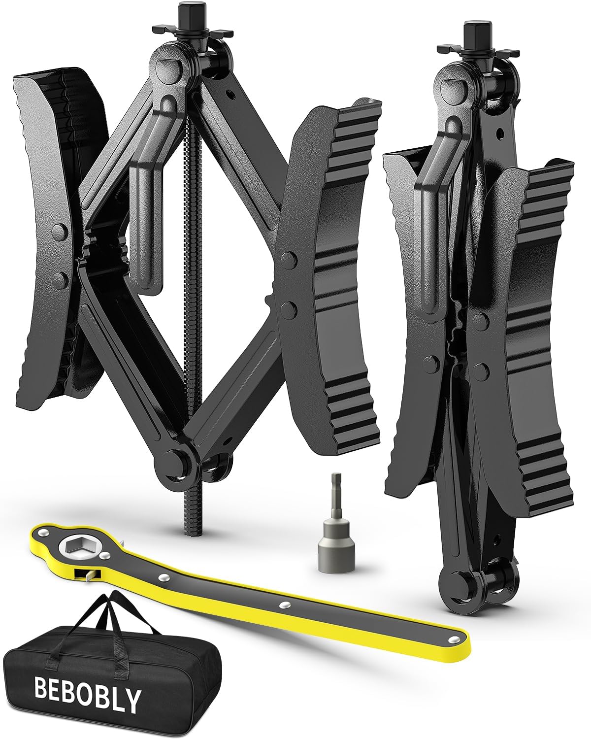 BEBOBLY calzo frontal X-forma mostrando robustez y estabilidad