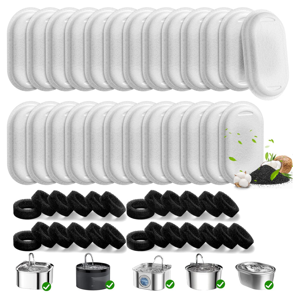 Beckacher vista frontal del pack de 50 filtros mostrando ahorro y compatibilidad